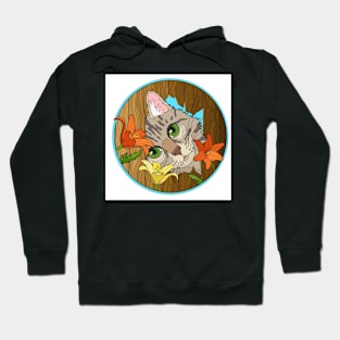 Garden Kitty Cat Hoodie